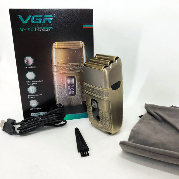 Електробритва Шейвер VGR V-335 Shaver з трьома ножовими блоками -