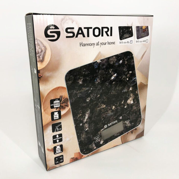 Ваги кухонні Satori SKS-211-BL 15 кг - Ваги кухонні Satori SKS-211-BL 15 кг