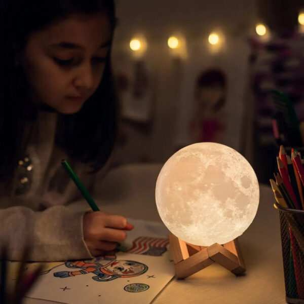 Нічник світиться місяць Moon Lamp 13 см -