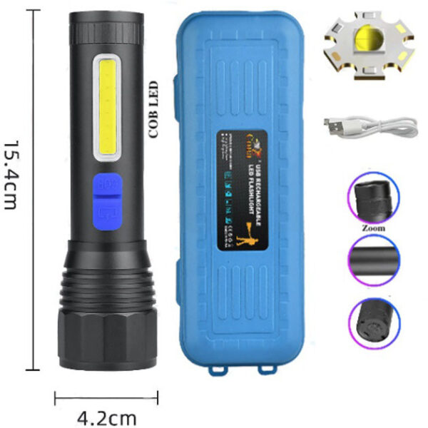 Ліхтар ручний акумуляторний CB-C11-P50-COB -