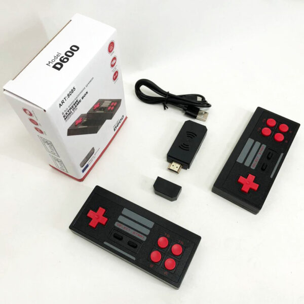 Приставка игровая Mini Game Box D600 HDMI игровая консоль, приставка 8 бит для детей, приставки денди -