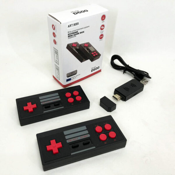 Приставка игровая Mini Game Box D600 HDMI игровая консоль, приставка 8 бит для детей, приставки денди -