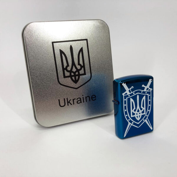 Запальничка Дугова електроімпульсна USB акумуляторна металева коробка HL-446. Колір: синій -