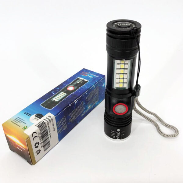 Фонарь SY-1903C-P50+SMD+RGB Alarm - Фонарь