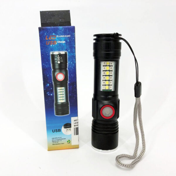 Фонарь SY-1903C-P50+SMD+RGB Alarm - Фонарь