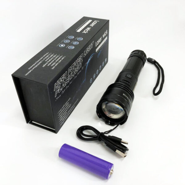 Ліхтарик PLD-P815 White Laser LED PM10-TG+COB -