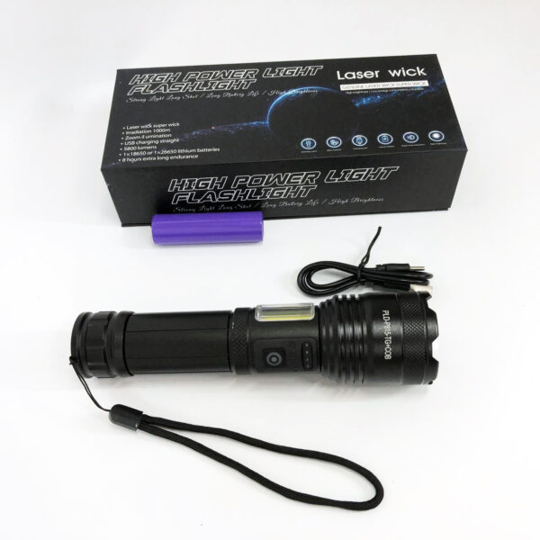 Ліхтарик PLD-P815 White Laser LED PM10-TG+COB -