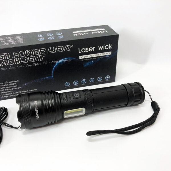 Ліхтарик PLD-P815 White Laser LED PM10-TG+COB -