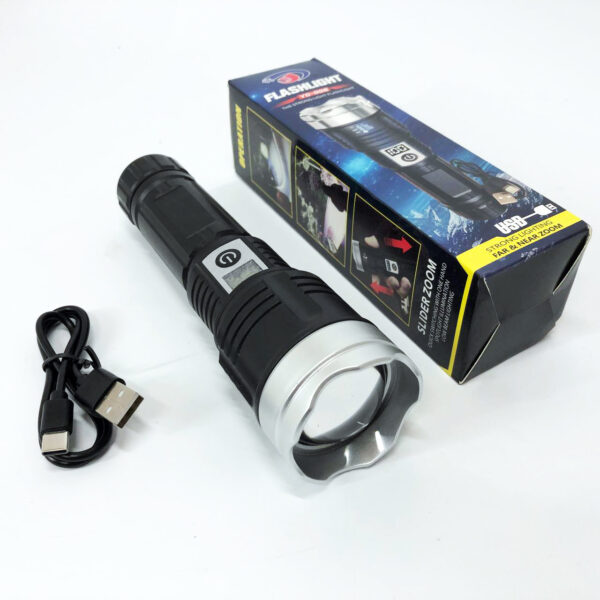 Фонарь PLD-008 WHITE LASER LED PM10-TG, power bank - Фонарь