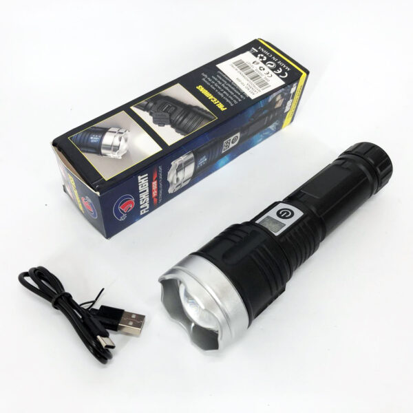 Фонарь PLD-008 WHITE LASER LED PM10-TG, power bank - Фонарь