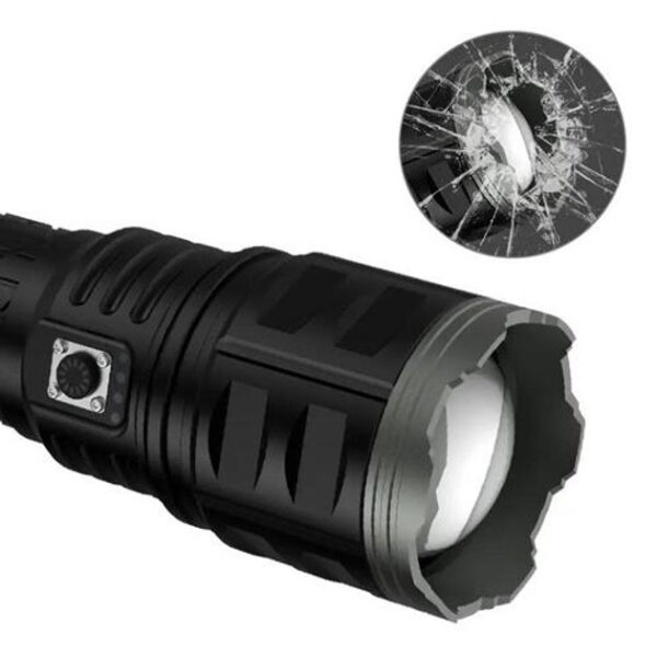 Ліхтар ручної моделі Police AK138-1 WHITE LASER LED PM60-TG 8х18650, USB-зарядка, Power Bank, зум -