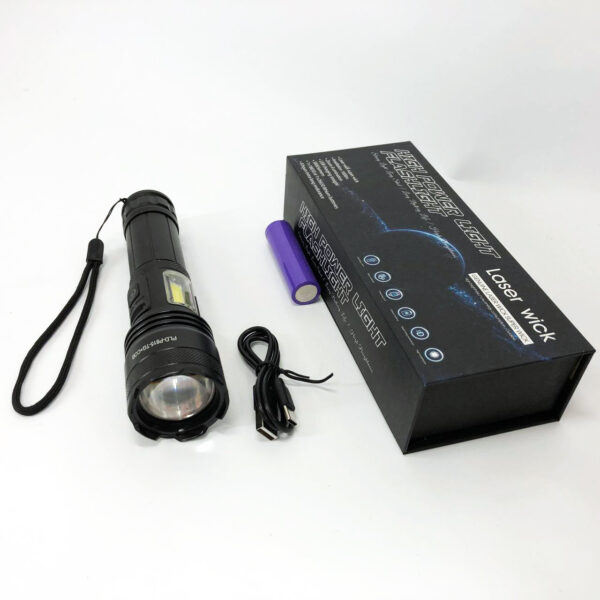 Ліхтарик PLD-P815 White Laser LED PM10-TG+COB -