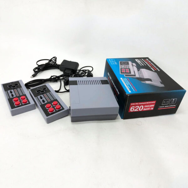 Игровая приставка GAME NES 620 / 7724 два джойстика 620 встроенных игр 8bit Av-Выход, приставки денди -