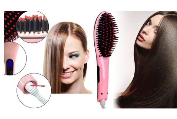 Расческа выпрямитель Fast Hair Straightener, гофре плойка утюжок для волос -