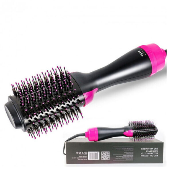 Фен Щетка расчёска 3в1 One step Hair Dryer 1000 Вт 3 режима выпрямитель для укладки волос стайлер с функцией ионизации -