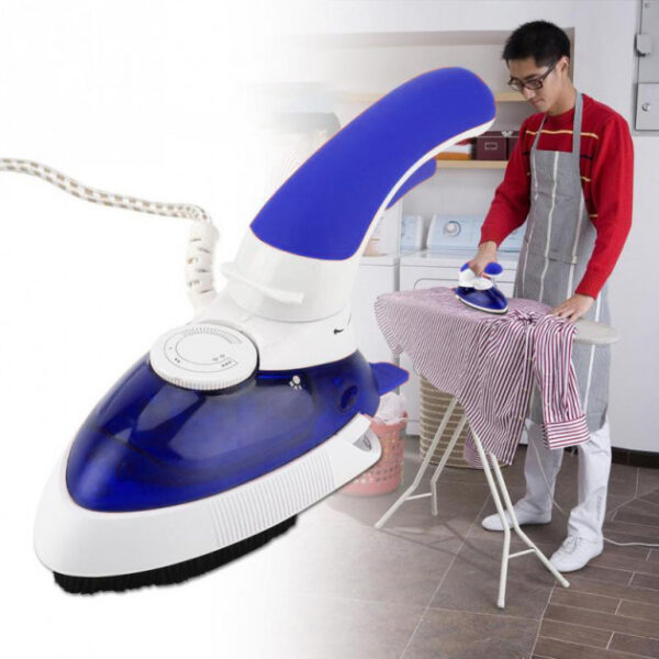 Відпарювач Mini Steam Iron HT-558B Парова праска для одягу. Колір: синій -