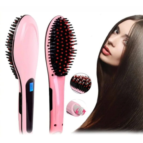 Расческа выпрямитель Fast Hair Straightener, гофре плойка утюжок для волос -