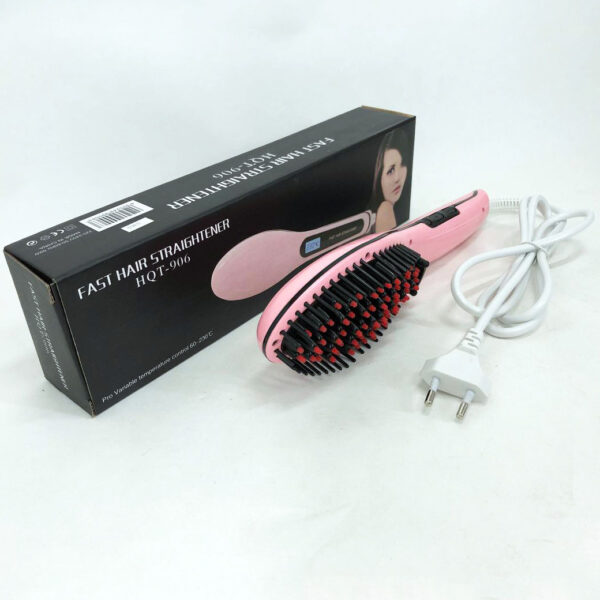 Расческа выпрямитель Fast Hair Straightener, гофре плойка утюжок для волос -