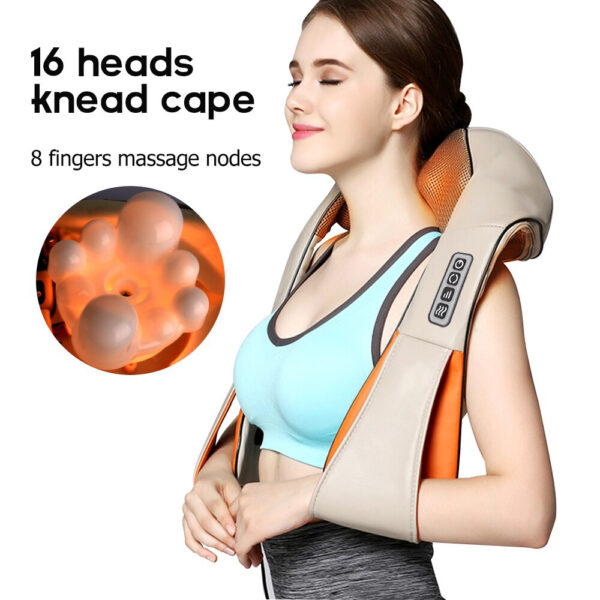 Електричний масажер роликовий з інфрачервоним випромінюванням Massager of Neck Kneading -