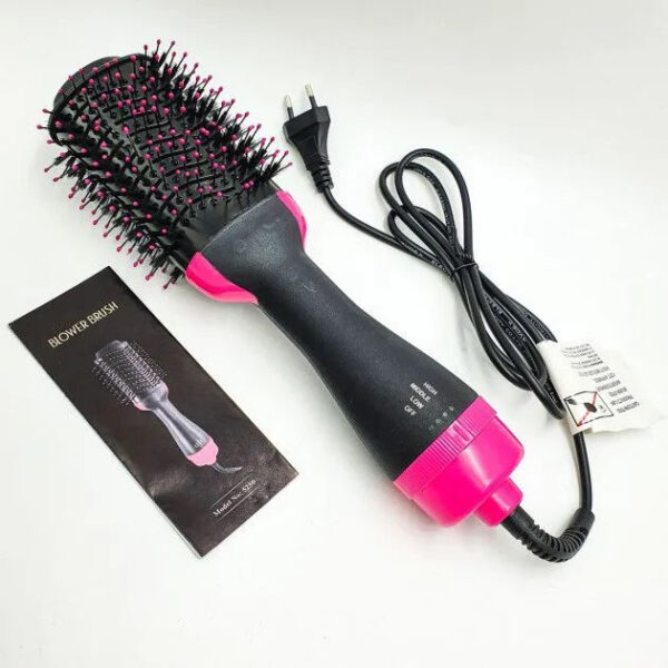 Фен Щетка расчёска 3в1 One step Hair Dryer 1000 Вт 3 режима выпрямитель для укладки волос стайлер с функцией ионизации -