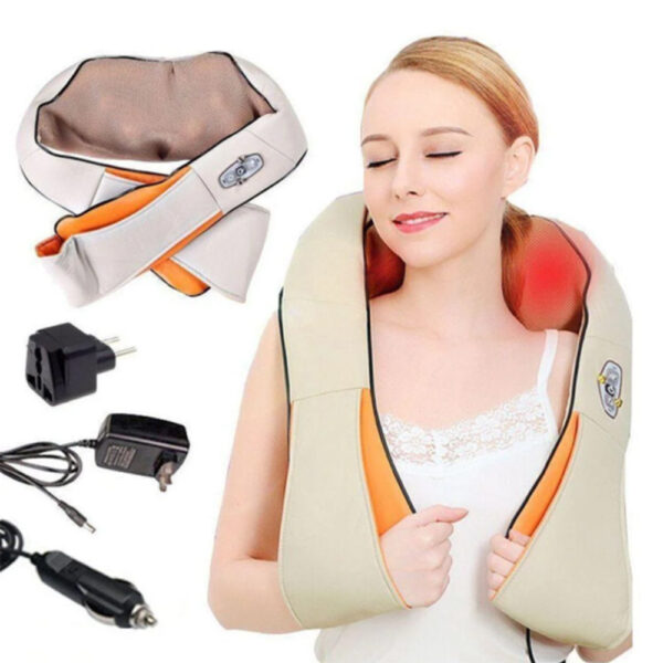 Електричний масажер роликовий з інфрачервоним випромінюванням Massager of Neck Kneading -