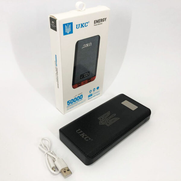 Акумулятор портативний павербанк POWER BANK UKC ART-4148/4204. 50000mah, 4USB, зовнішній акумулятор - Зарядка мобільна