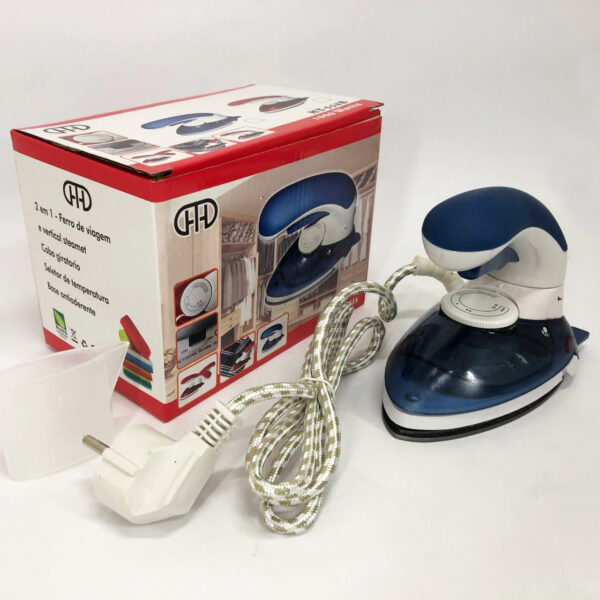 Відпарювач Mini Steam Iron HT-558B Парова праска для одягу. Колір: синій -